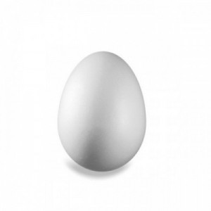 Putų polistirolo kiaušinis 10x7cm baltas, Knorr prandell